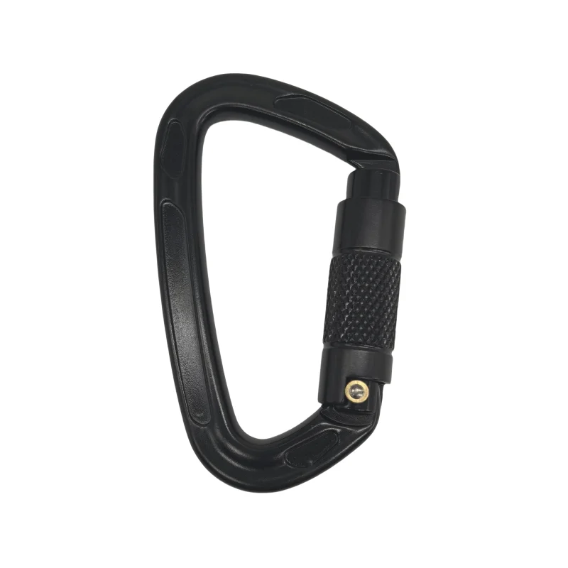 TAC005  24KN-7KN 100*59mm 7075 aluminum twist lock durable climbing carabiner