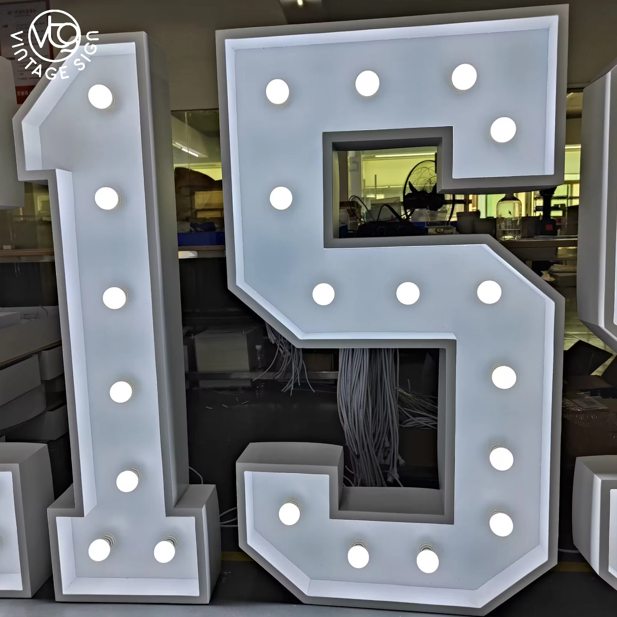 Customized Freestanding Sign Giant Led Light Up Marquee Letters Numbers Free Sample Offer Letter With Wholesale Price