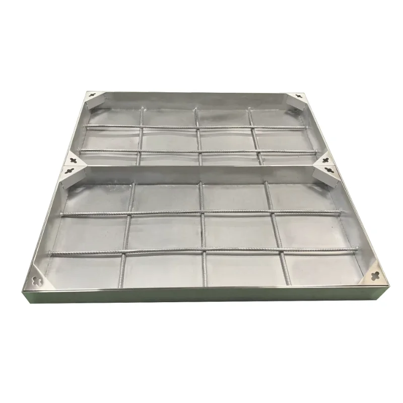 Square Invisible Sewer Manhole Cover Stainless Steel Manhole Cover Square Septic Tank Manhole Cover