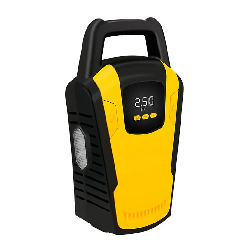 Double Cylinder Vehicle Inflator Pump Car Tires Air Pump Tyre Inflator Portable Air Pump Dc 12v Car Air Compressor