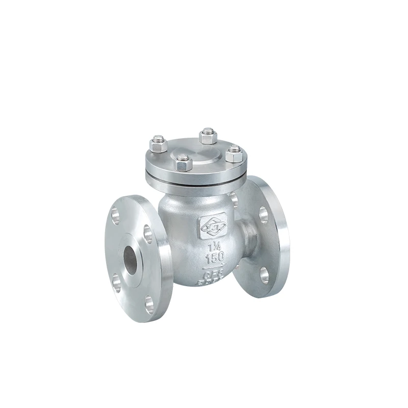 Custom Flanged Spring Stainless Steel Check Valve, CF8 API Standard Swing Air Compressor Check Valve Price