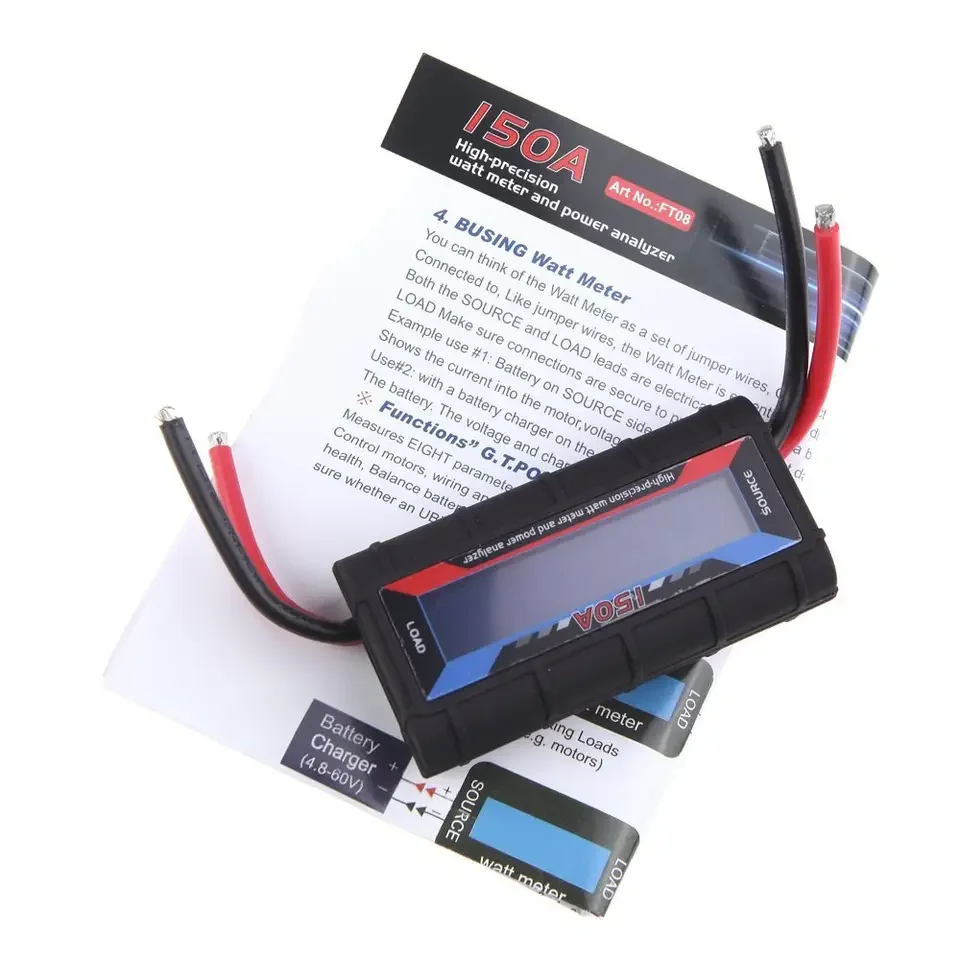 Watt meter 150A High Precision and Power Analyzer Backlight LCD electric analyzer digital watt meter