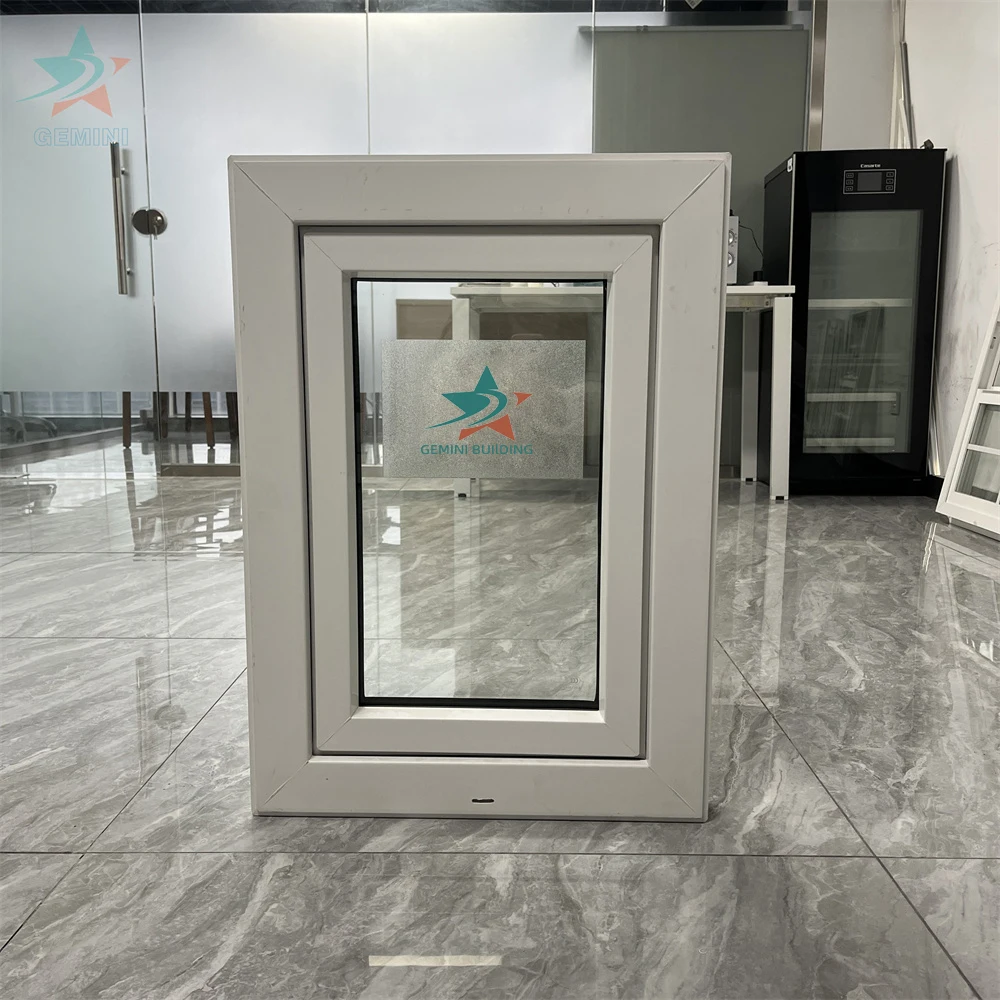Modern popular PVC window white color UPVC sliding windows for home building