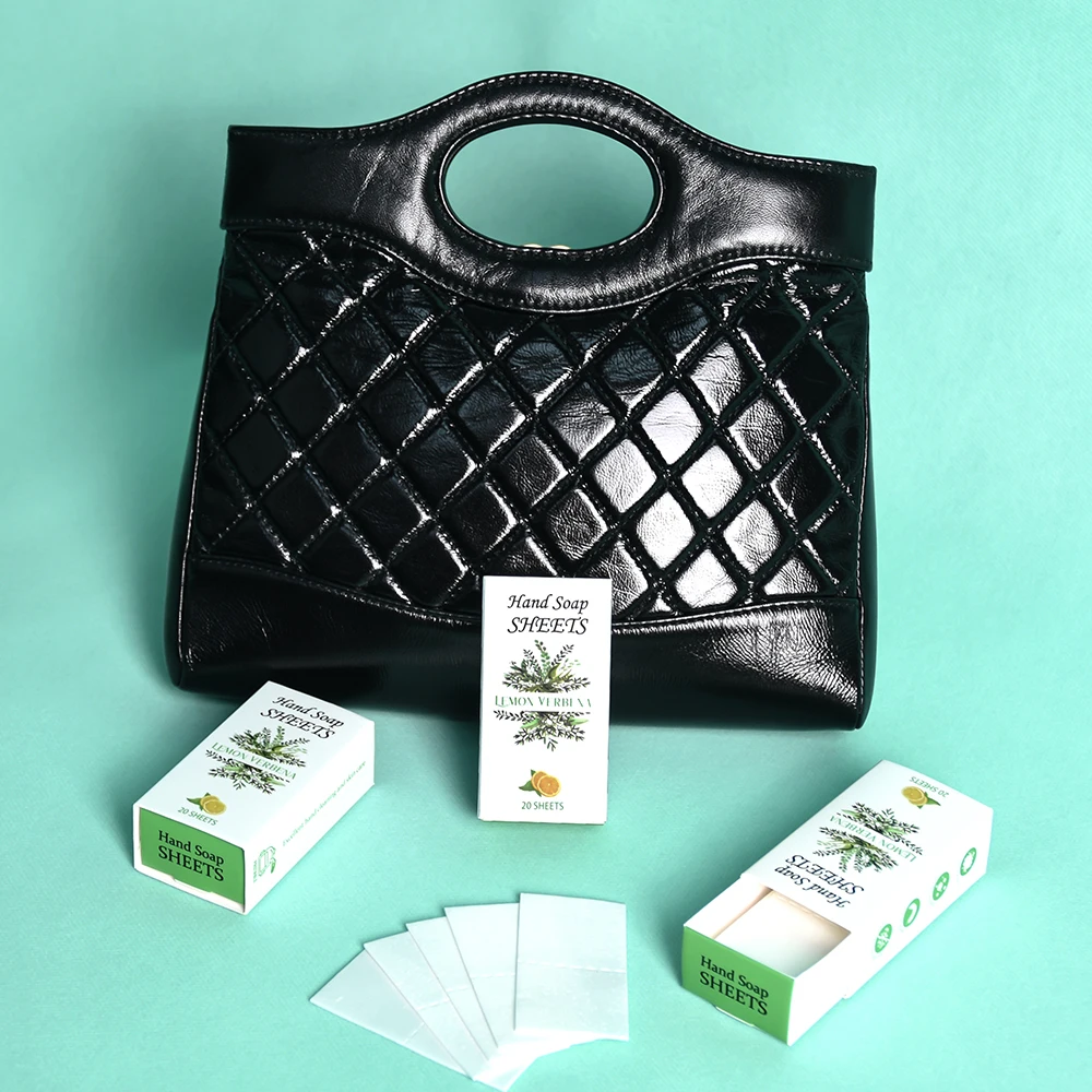 Skin Friendly Portable Disinfecting Dry Soap Sheets