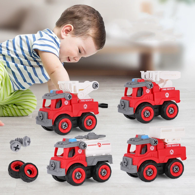 Best Seller Take Apart Toy Cars With Manual Screwdriver Kids Construction Sets Educational Building Kits DIY Police Car