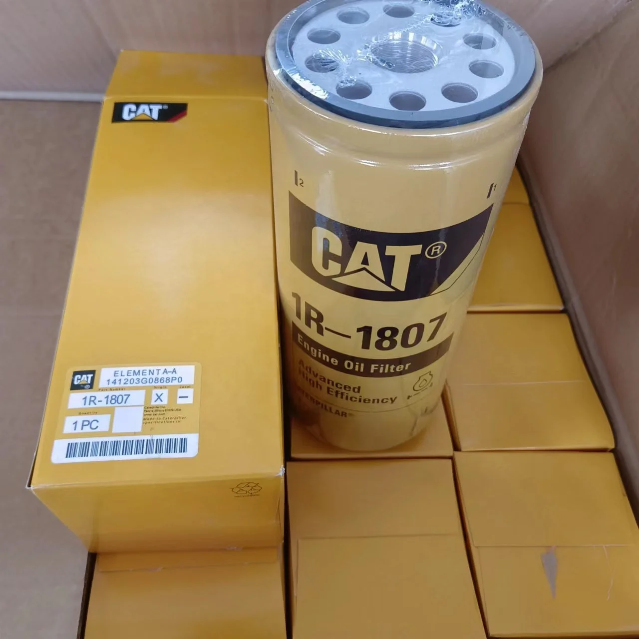 1R-1807 high quality New Oil Filter  1R1807 used for Caterpillar