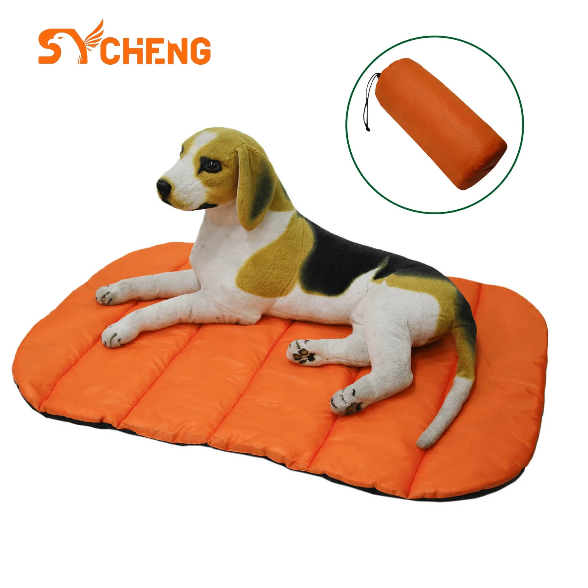 durable warm washable Waterproof foldable outdoor camping blanket travel pet dog mattress bed
