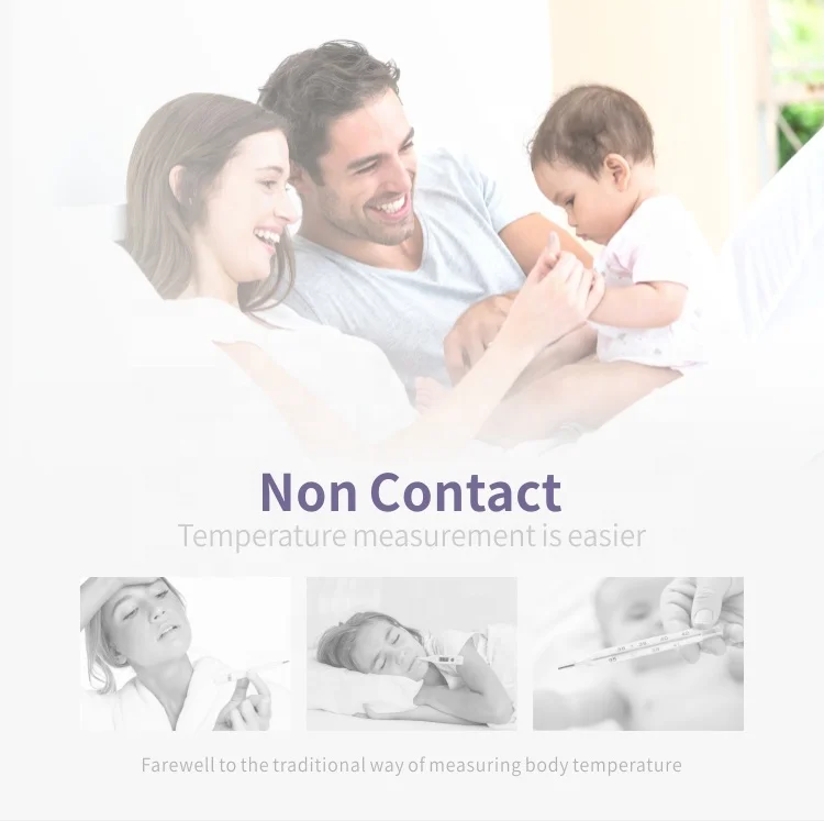 Multipurpose Plastic Temperature Electrical Smart Non Contact Pet Forehead Baby Infrared Gun Digital Household Thermometers