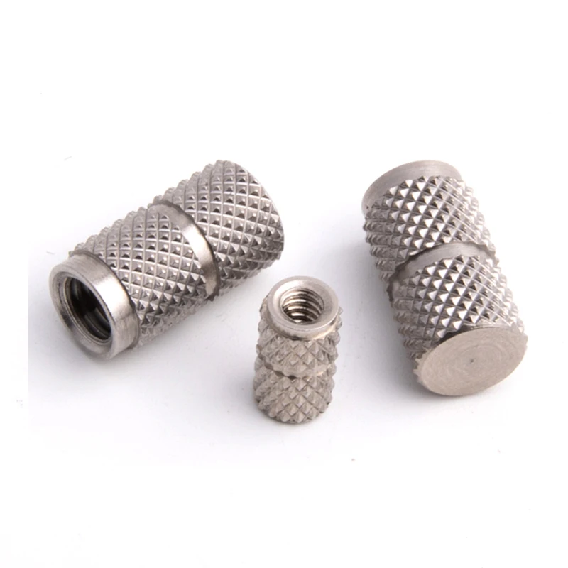 Factory Wholesale High Quality Stock Stainless Steel Nut Fastener Plastic Molding Injection Thread Insert Nut