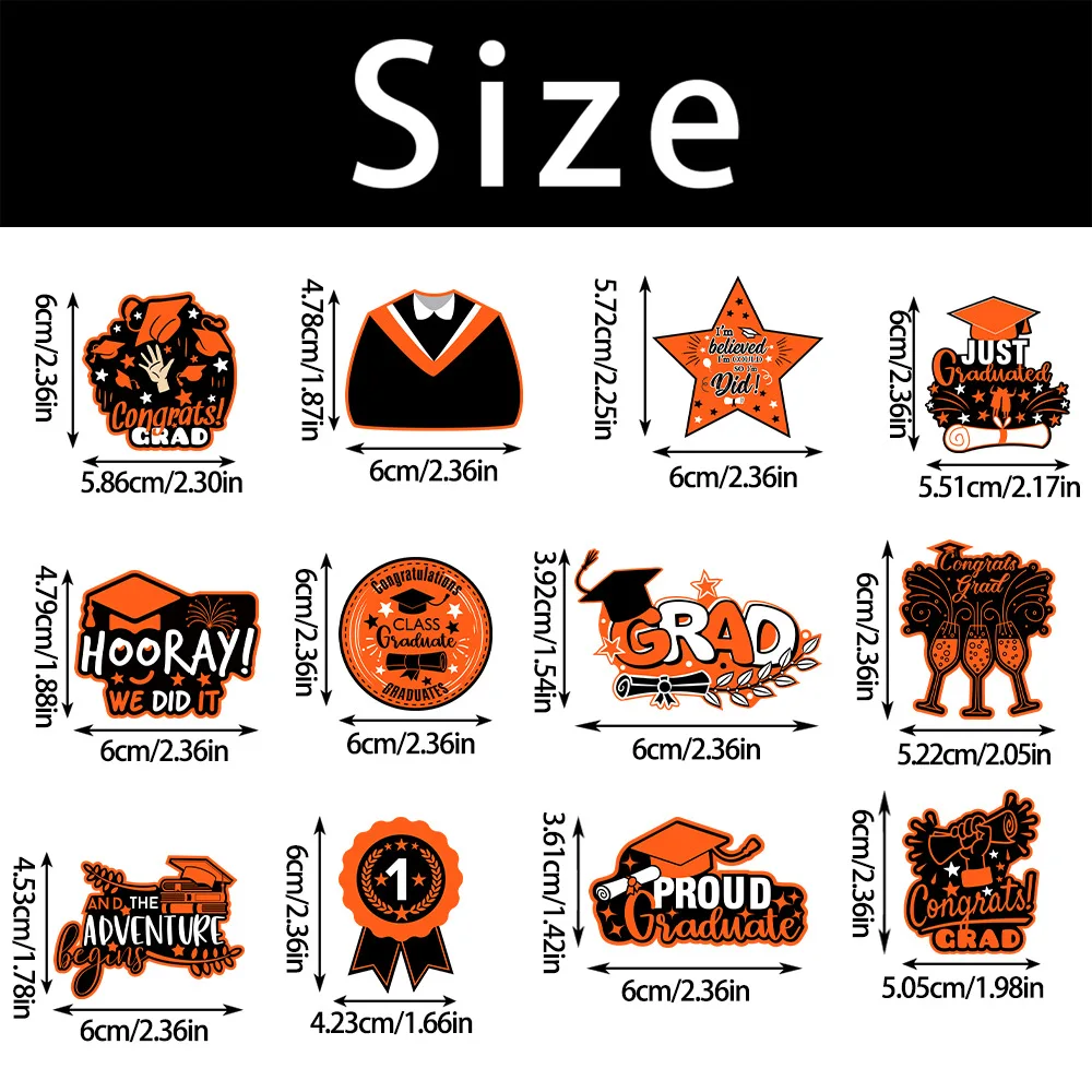 Graduation Season New 2024 Graduation Ceremony Baking Cake Plugin Party Paper Cupcake Topper Decoration