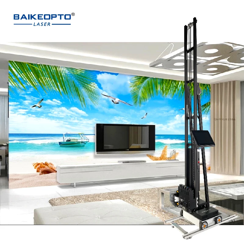 Outdoor and indoor wall printing machine HD precision 3D TV background wall Printer Painter Printing Painting Machine