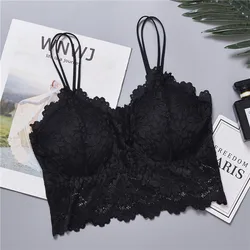 Women Underwear fashion girl comfortable wire free one-piece bra seamless bra laser cut woman bra set