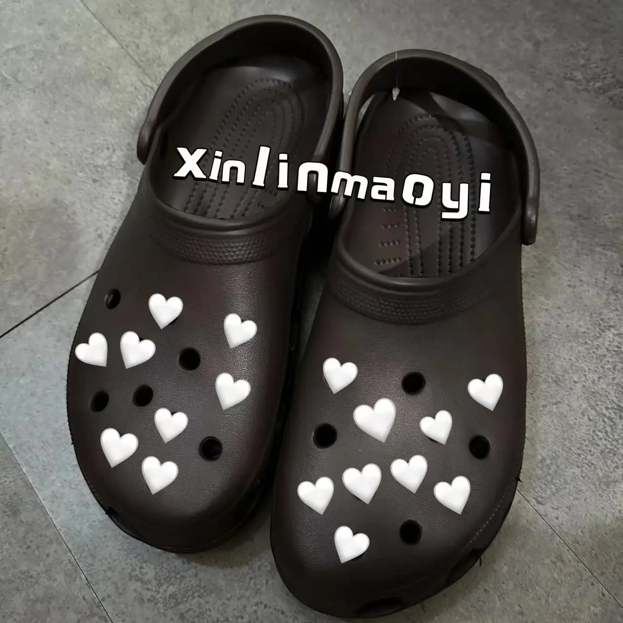 2024 Shoe holland souvenirs wooden shoes dutch clogs wholesale sandal unisex black Bling Rhinestone Diy Full Diamond Gem Shoes