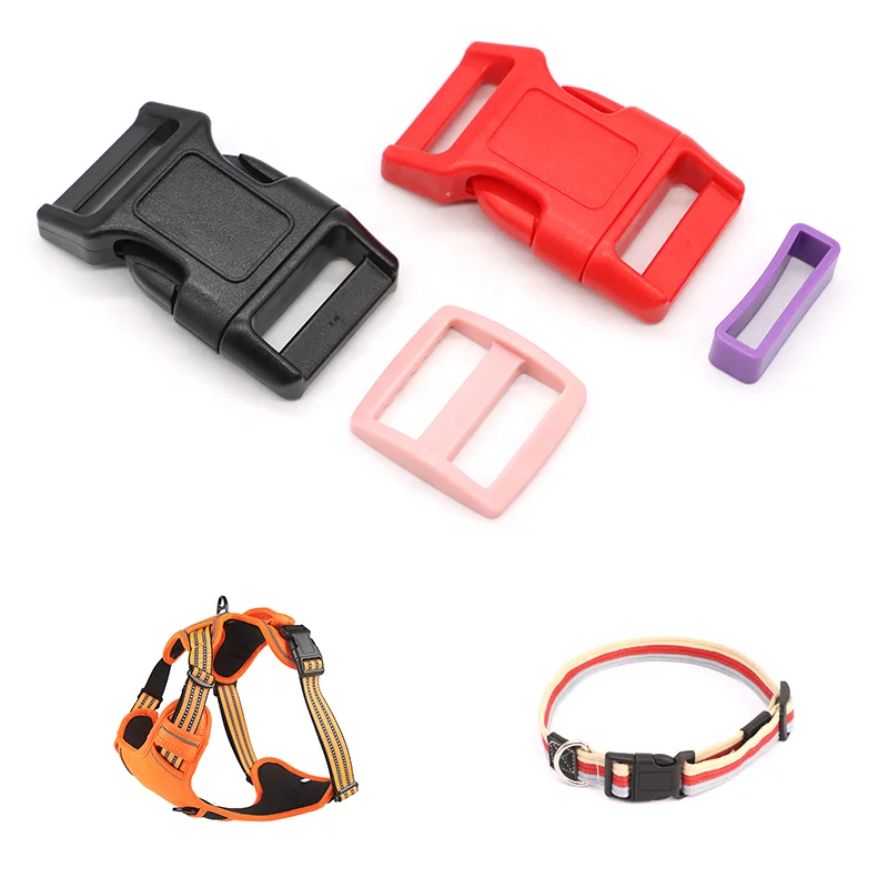KJM Heavy Duty 15mm 20mm 25mm Quick Release Curved Buckle for Dog Collar