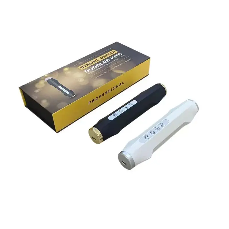 2024 new facial massage devices oxyglow oxygen bubble pen for personal use with Co2 oxygen pods bubble skin bright
