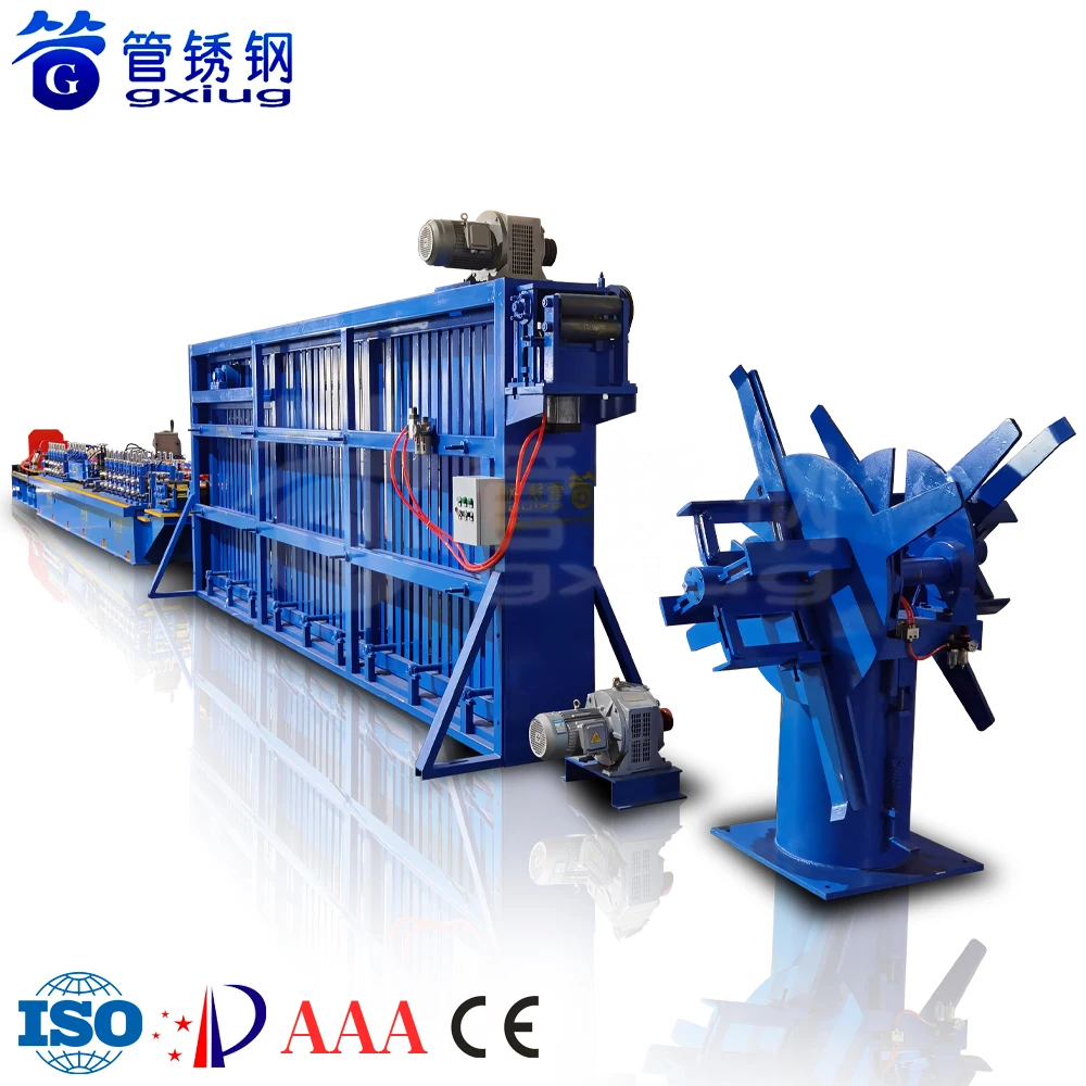 Iron/Carbon Steel/Copper/Galvanized/Aluminum Metal High Frequency Pipe Making Machine ERW Tube Mill Production Line Manufacturer