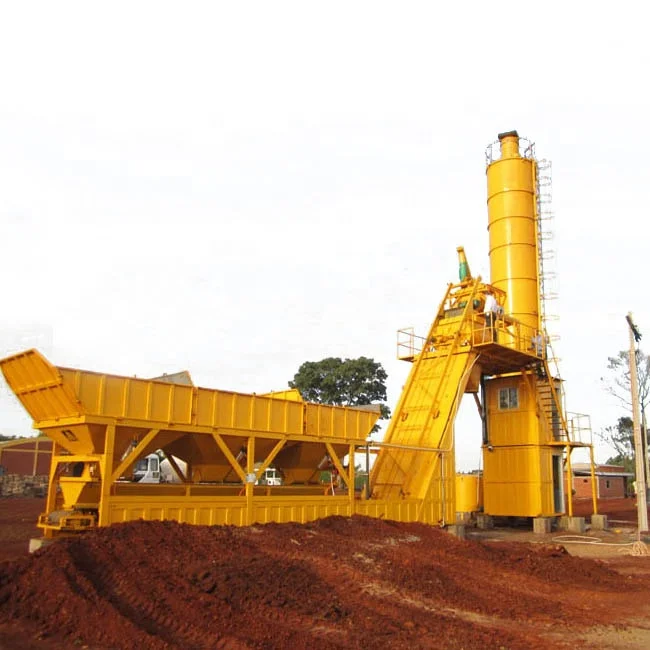 Mini 25 35 50 60 75 Cubic Mobile Cement Batching Plant Manufacturers with 60t Cement Silo