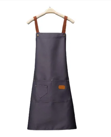 Hot Sale Wholesale Customized Print Nylon Oil-proof Strap And Waterproof Apron Kitchen Custom Logo