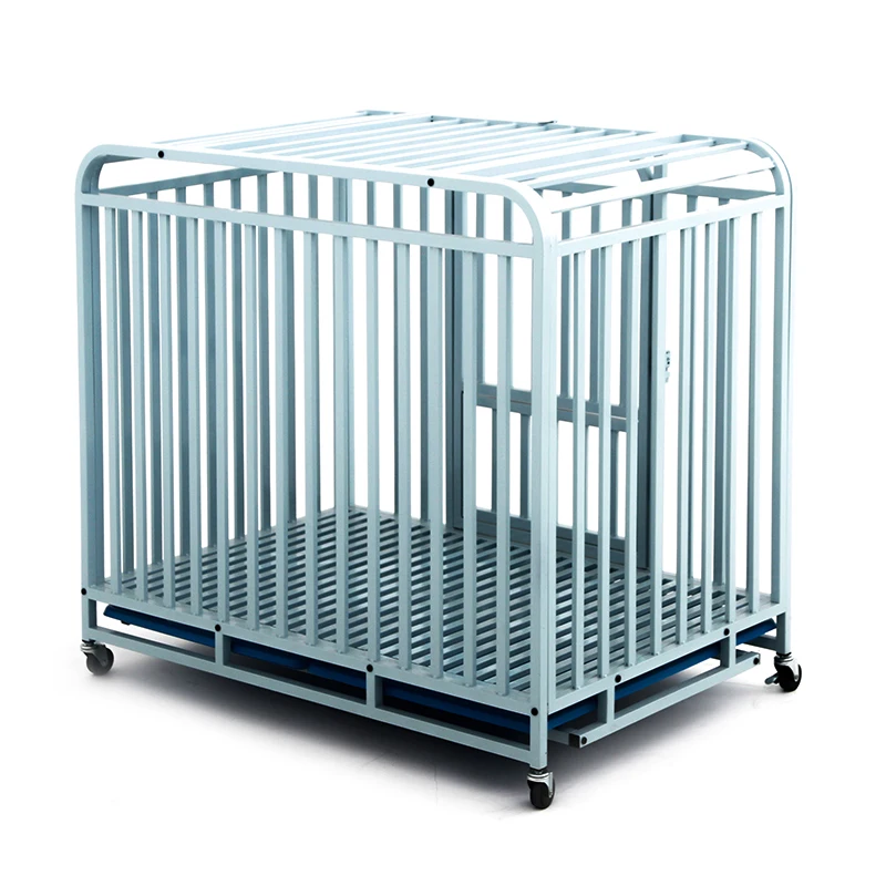 Heavy Duty Metal Tubular Dog Cage Crate Dog Kennel with Pull Tray