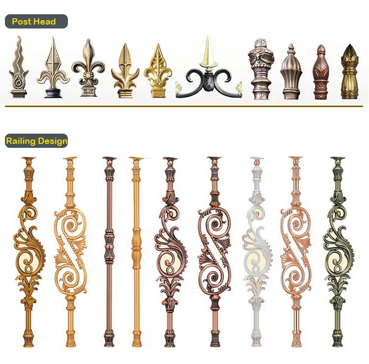 Manufacturer direct selling modern garden color solid powder coating decorative aluminum fence board