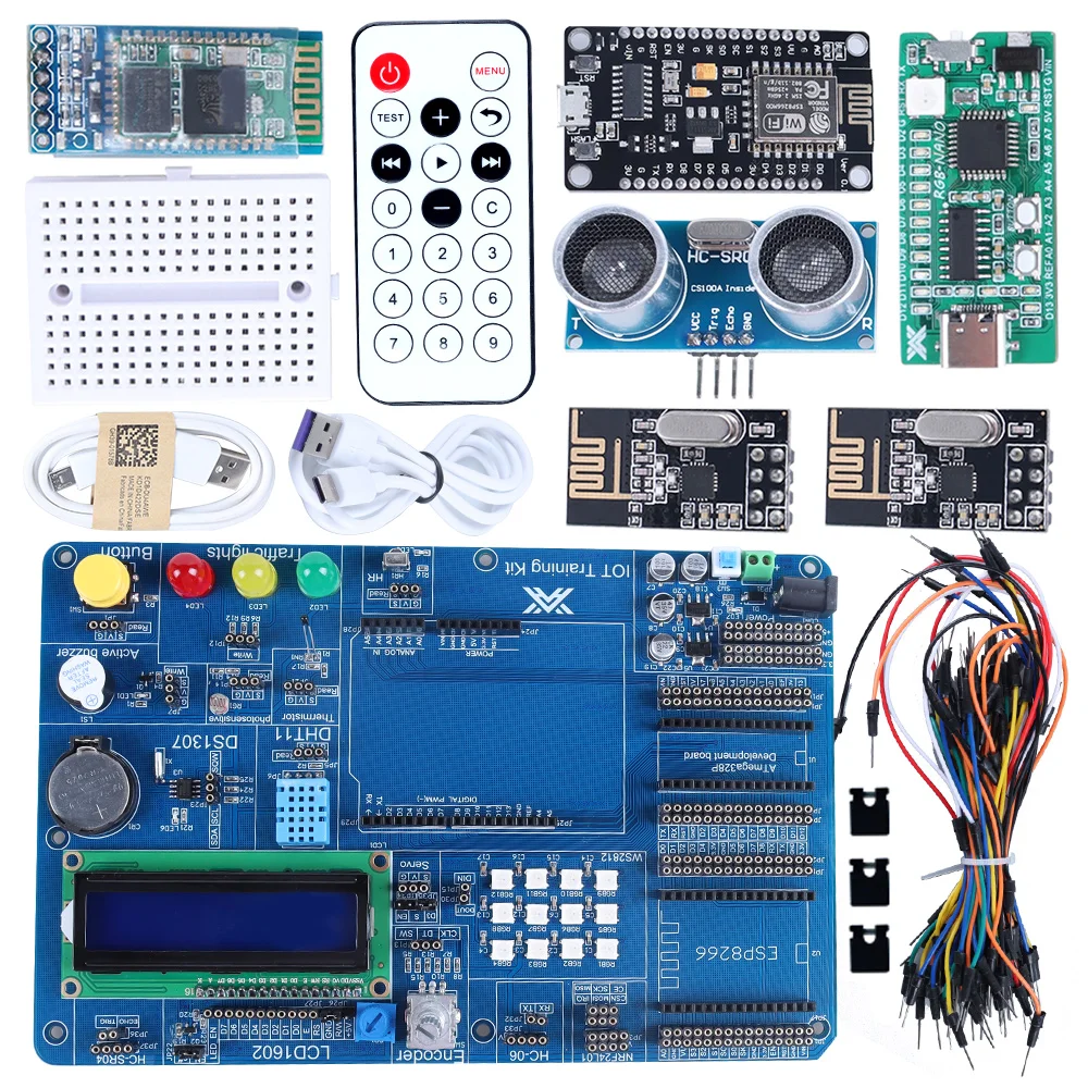 Programming IoT Training Kit Getting Started Kit PDF Tutorial C/C++NANO NodeMCU ESP8266 ESP32 AVR Development Board and Kit