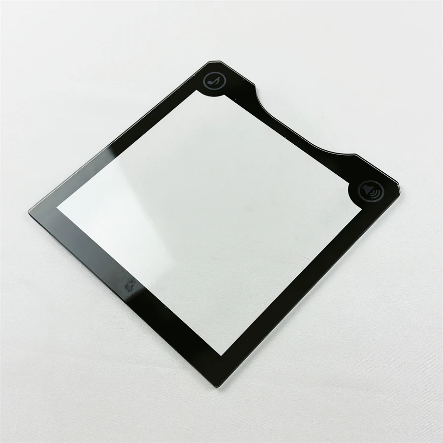0.5mm 1mm 2mm 3mm Custom Cut Thin Corning Gorilla Tempered Glass Silk Screen Printing Glass Touch Screen Protection For LCD TV