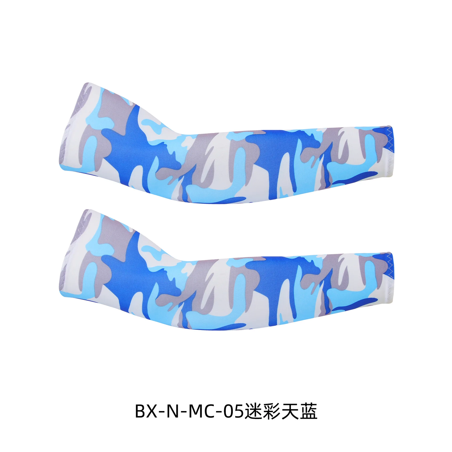 Outdoor Sport Sun UV Protection Plain Female Sleeves Breathable fingers Ice Silk Hand warmer Arm Sleeve for Men Woman