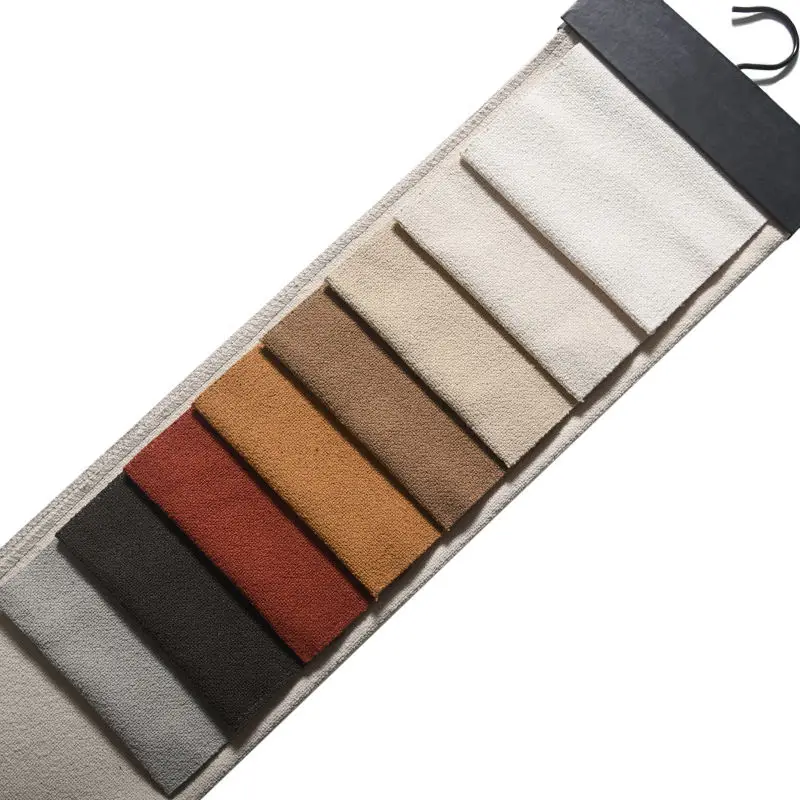 Manufacturer New Design Large U Shape Sofa Fabric Upholstery Polyester Wool Fabric for Sofa