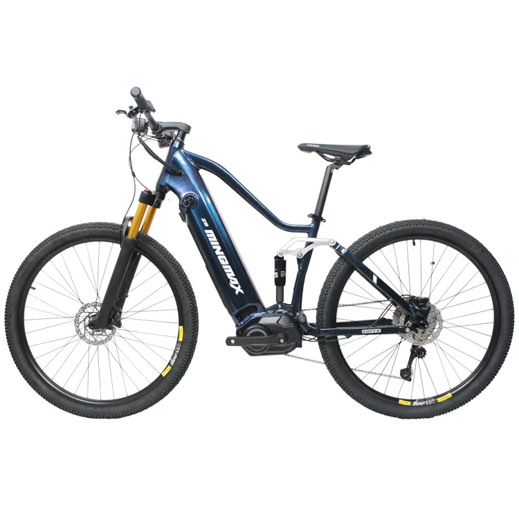 MINMAX Ebike hybrid electric road bike full suspension e bike 350w 500w 36v 48v e mountainbike for men elektro fahrrad