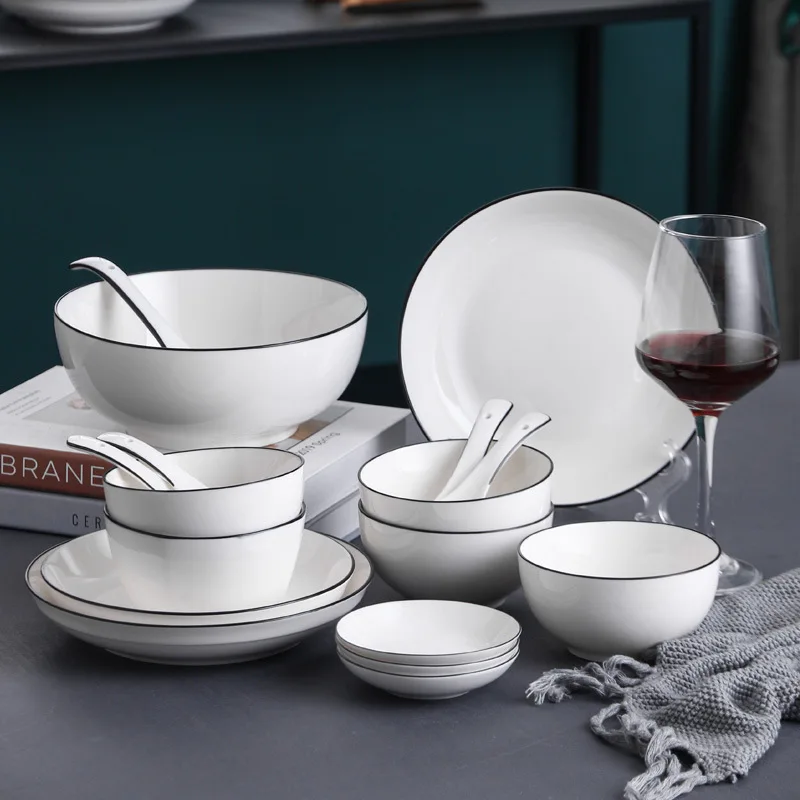 new arrival happy birthday cow european style porcelain dinnerware set