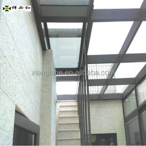 Best Selling Automatic Retractable Glass Roof Skylight Bi-fold Sliding Skylight for Pergola