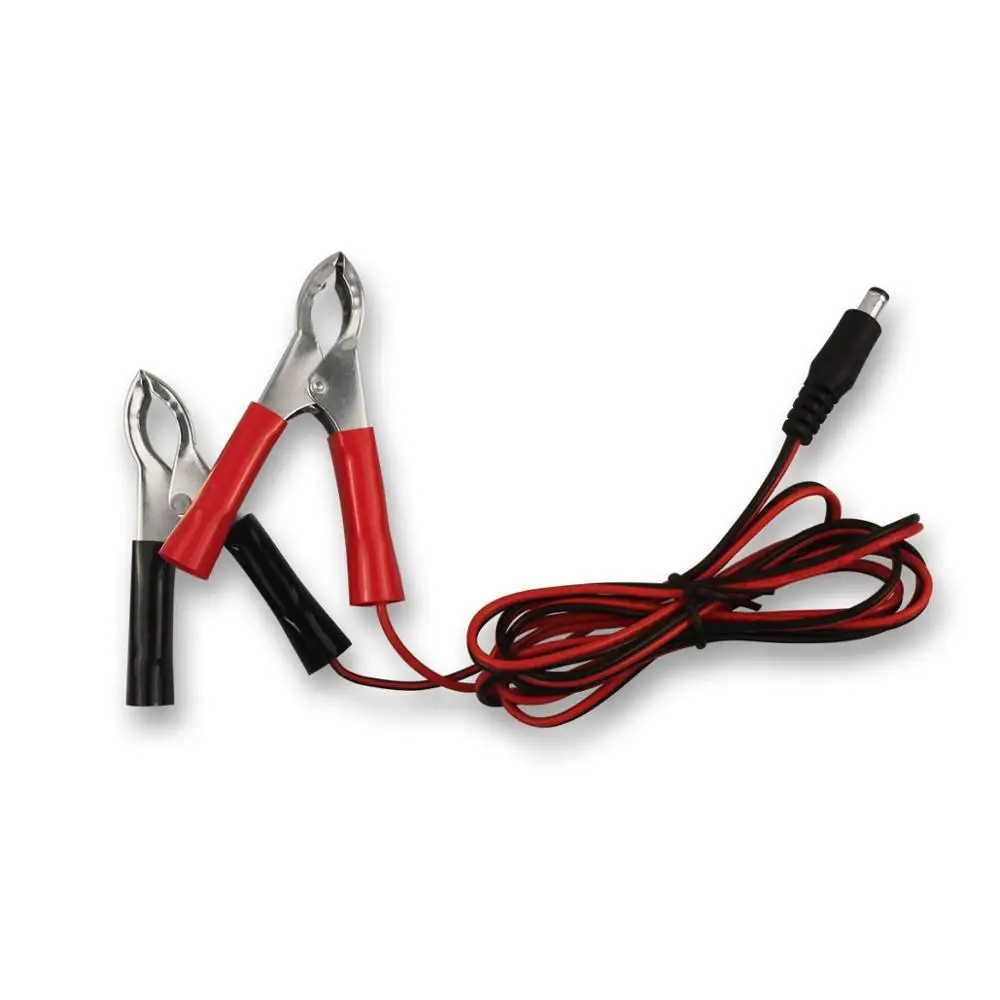 18AWG 12 вольт расширение батарея Dc задняя 10a плавленого Мужской панель силовой кабель с предохранителем зажимы авто разъем