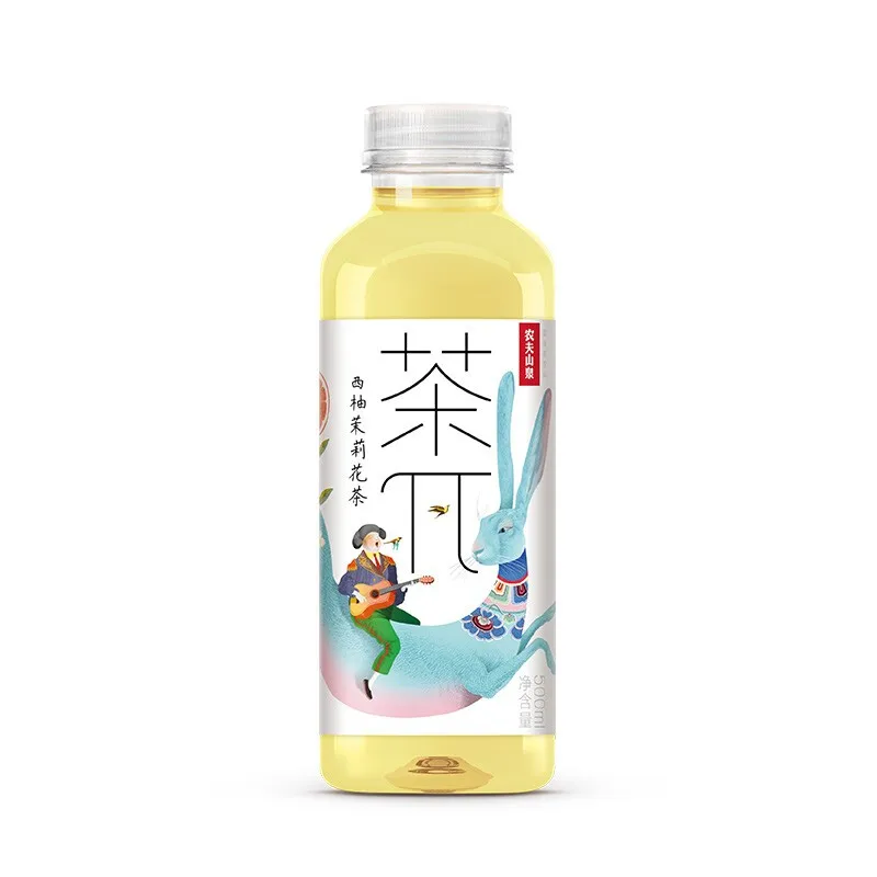 China Nongfu spring tea drink 500ml multi-flavored mixed grapefruit jasmine tea drinks