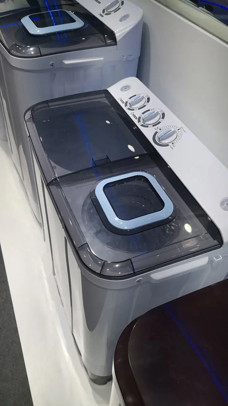 7KG Portable Laundry Washer Twin Tub Semi-Automatic Auto Matic Washing Machine