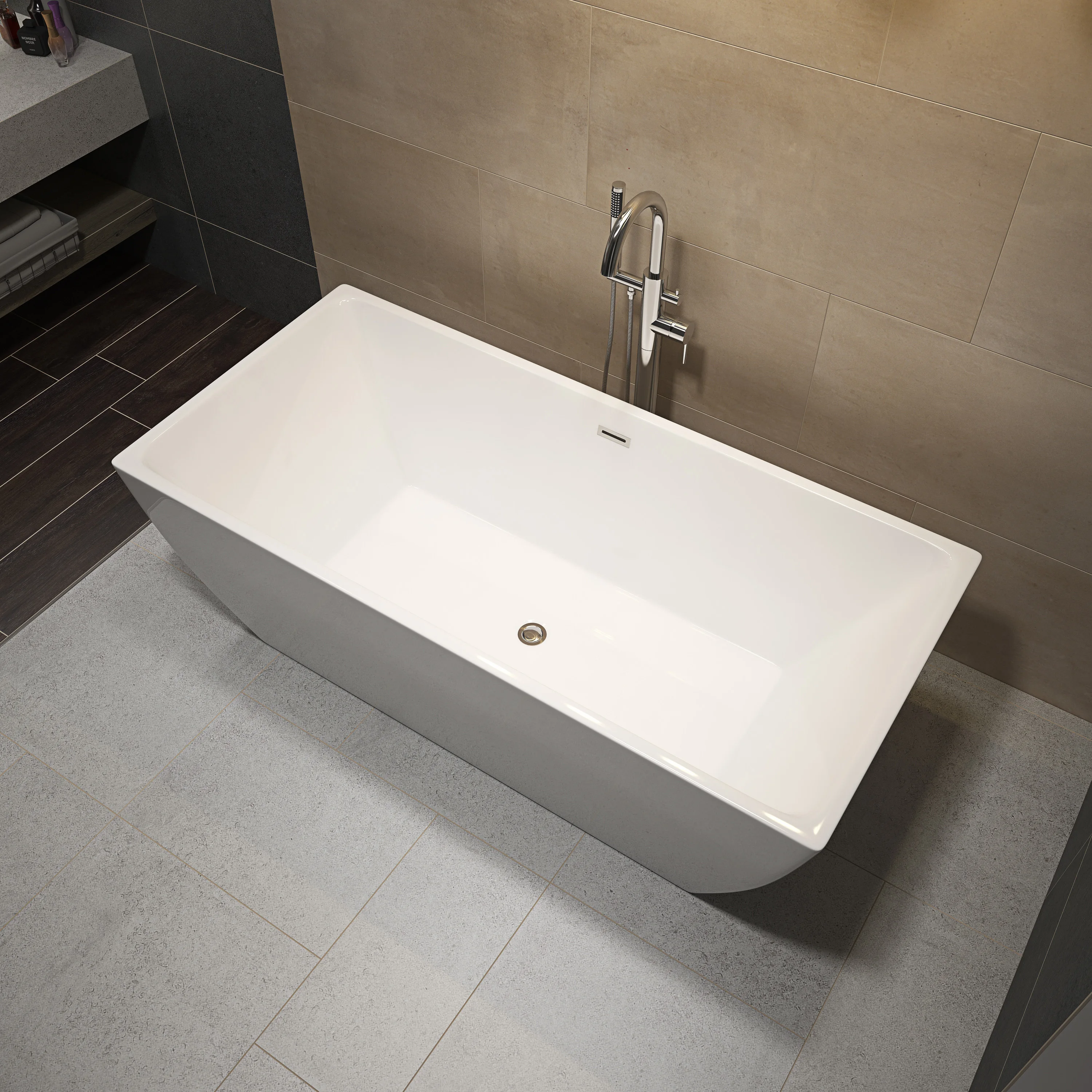 Medical bathtubs, recover ice bathtub, acrylic cold plunge ice bathtub