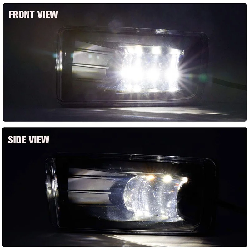 Led fog lights for Chevy Silverado 2008-2014 Avalanche 2007-2011 Suburban 2007-2014 Tahoe 2007-2014 GMC 07-15 Sierra Yukon
