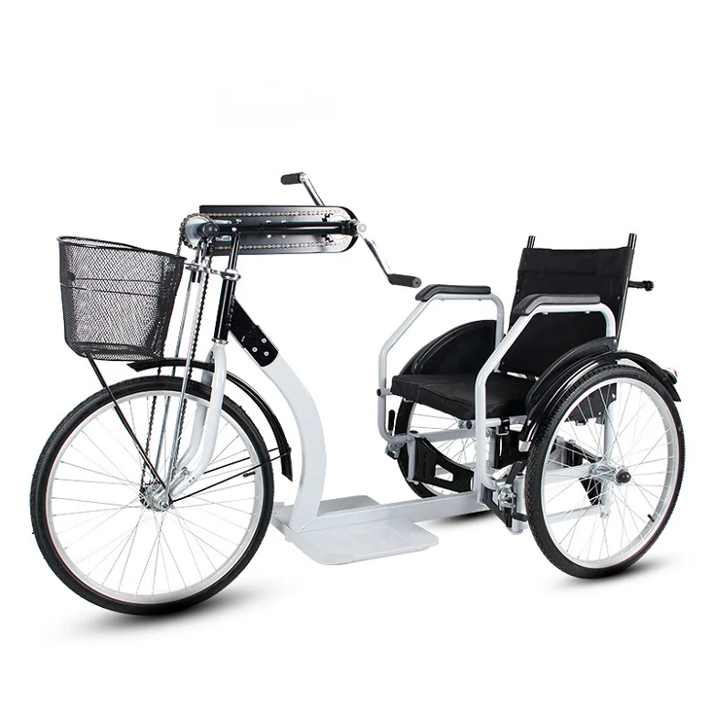 New Product Premium Foldable Hand Bike Hand-Pedaled Trike Hand-Propelled Tricycle for Disabled