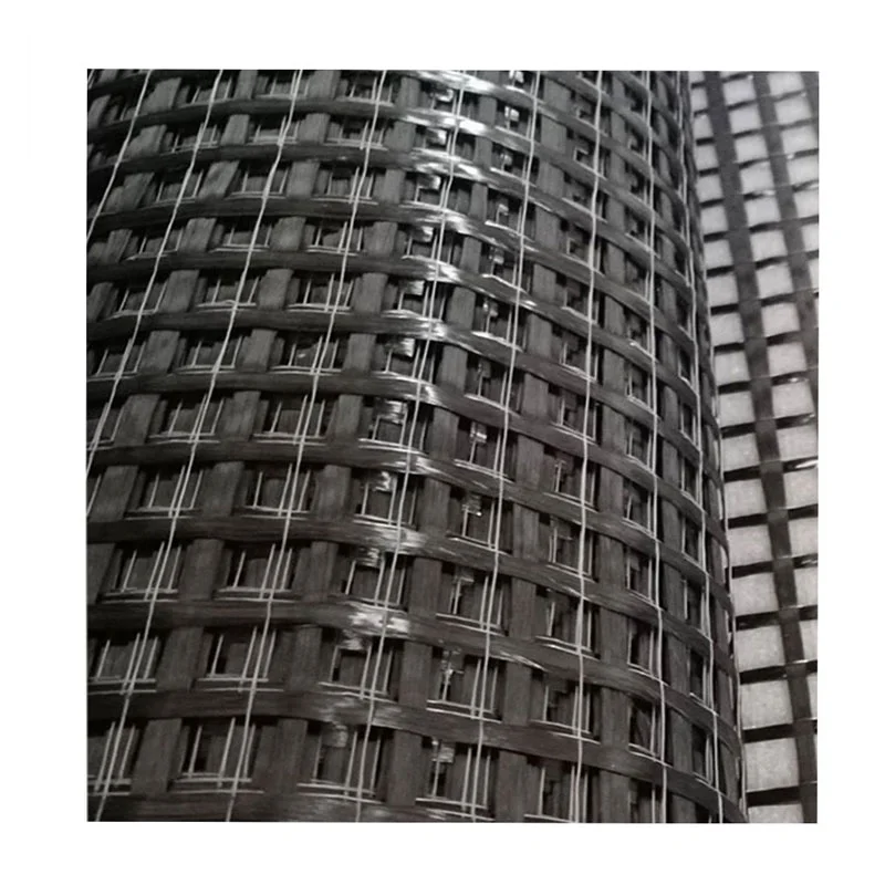 High strength carbon fiber mesh grid for concrete reinforcement