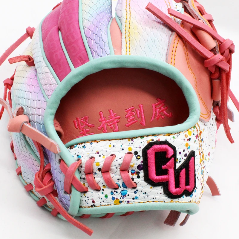 Gloves Factory Provide Break in Service Pink Softball Pitching Fast Pitch Glove For Girls