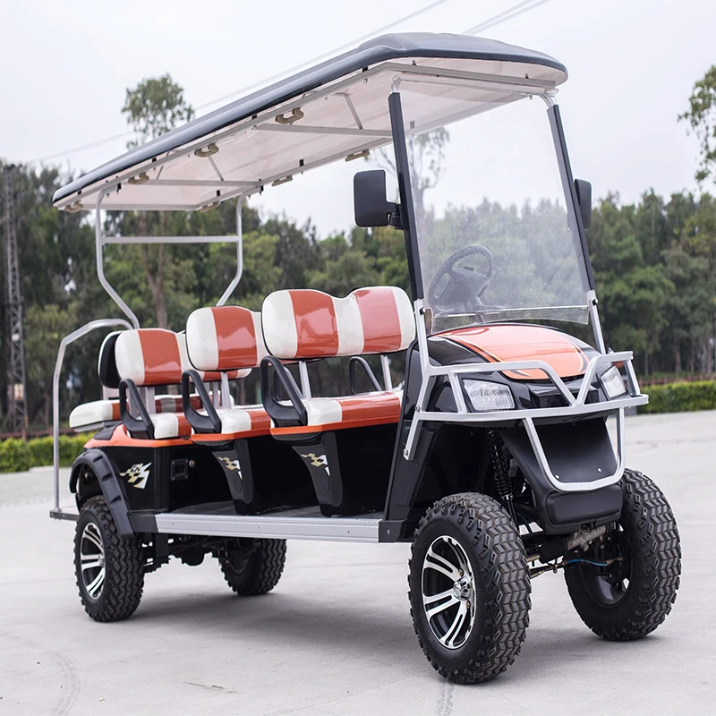 Custom Vehicles Strong Drive sightseeing Cart 8 Seats  Electric Golf Cart