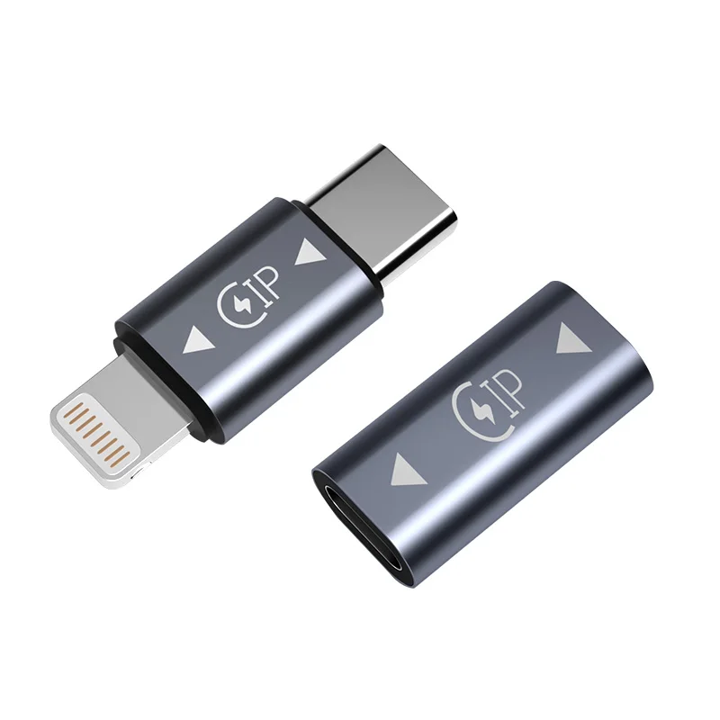USB C to Lighting Male Charging Data Transfer OTG Adapter Type C Female to Lighting Female Adapter for iPhone iPad Air iPad Pro