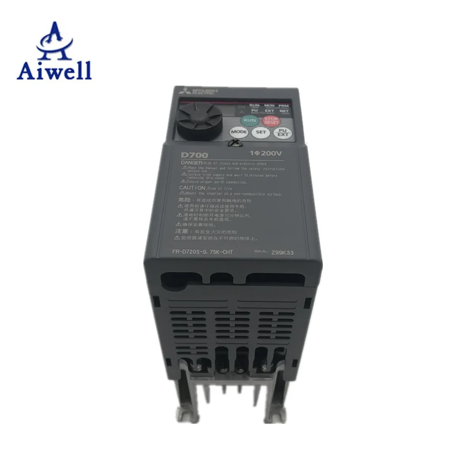 Mitsubishi Electric Automation FR-D700 VFD Inverter FR-D720S-0.75K-CHT