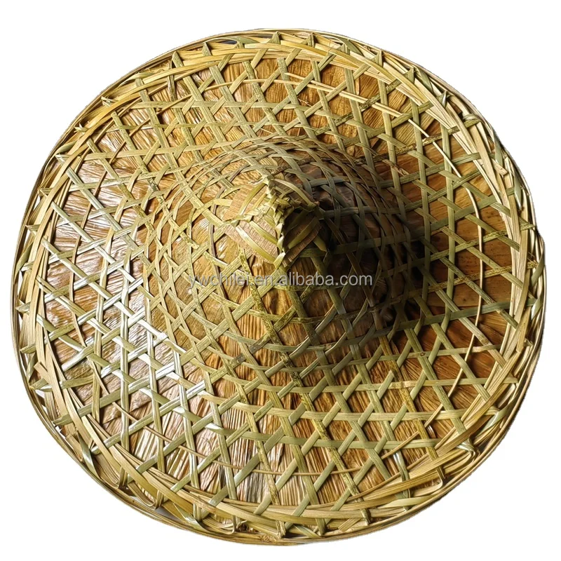 Традиционная китайская бамбуковая шляпа 18 дюймов