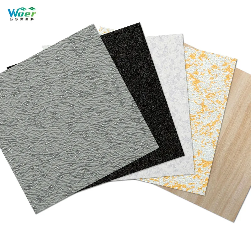 Embossed Large Diameter Pvc  Ceiling Wallpaper Film With Different Patterns