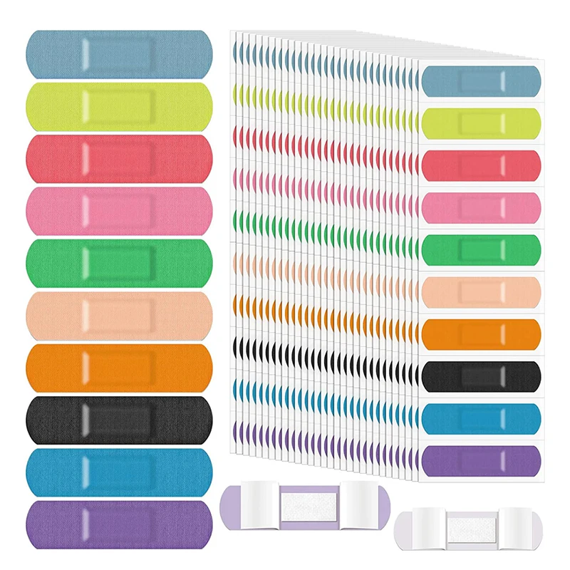 Eco Friendly Band Aid Band-Aid Machine  Metal Tin Blue Detectable Custom Band Aid For Kids