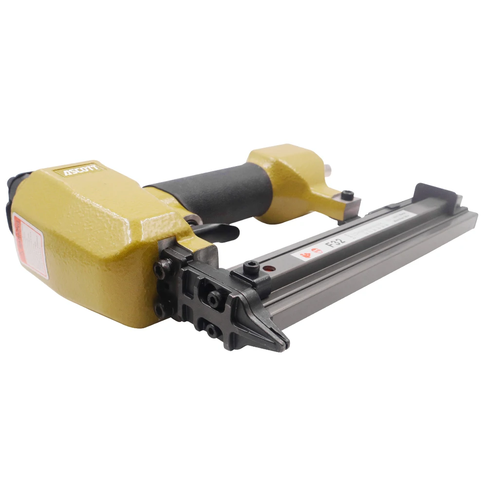 18 Gauge Wide Crown Stapler Industrial/DIY Best Pneumatic Flooring Staple Gun F32 Framing Nail Brads 1 Year Warranty Furniture