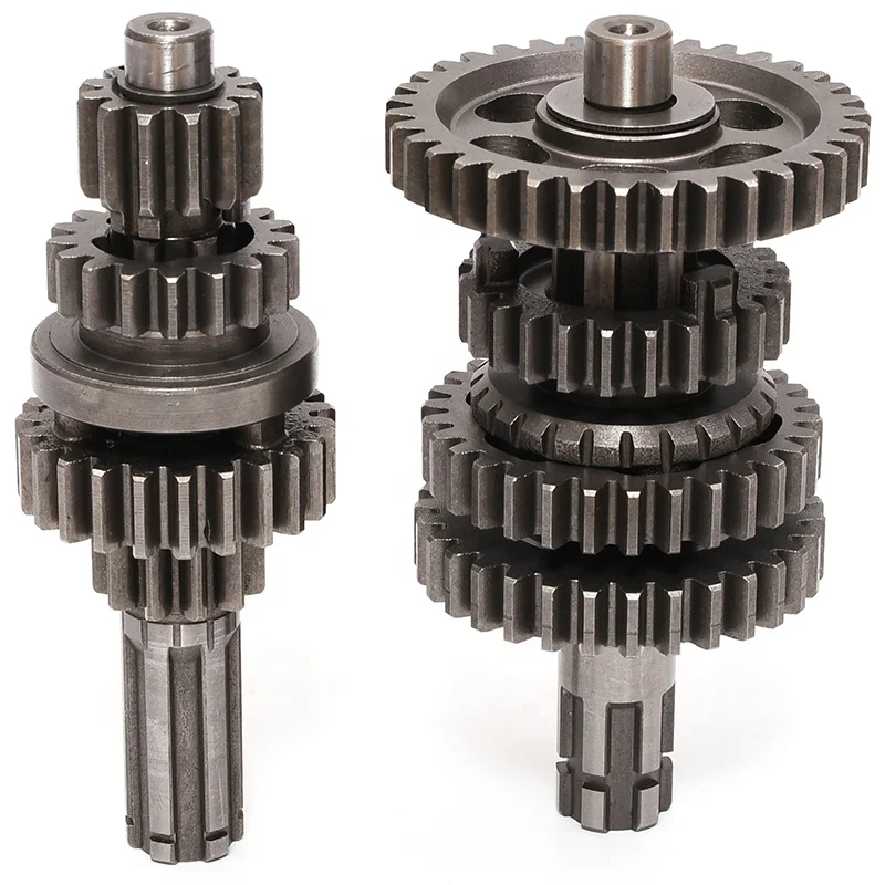 Motorcycle Main And Auxiliary Shafts Gear Box Complete For SUZUKI QS125 QS 125 Engine Spare Parts