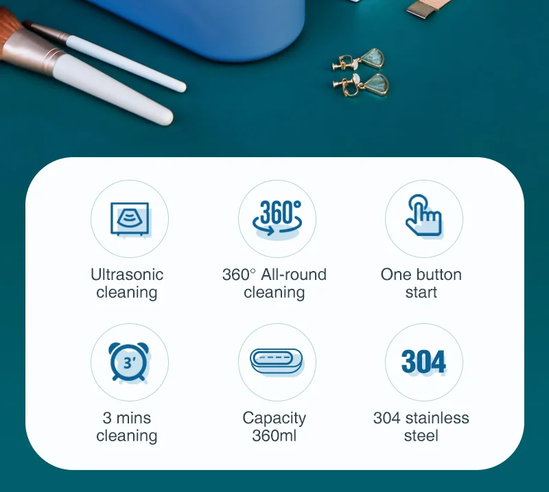 Skymen 550ml portable mini household ultrasonic cleaner jewelry dental eye glasses cleaning machine with CE FCC ROHS