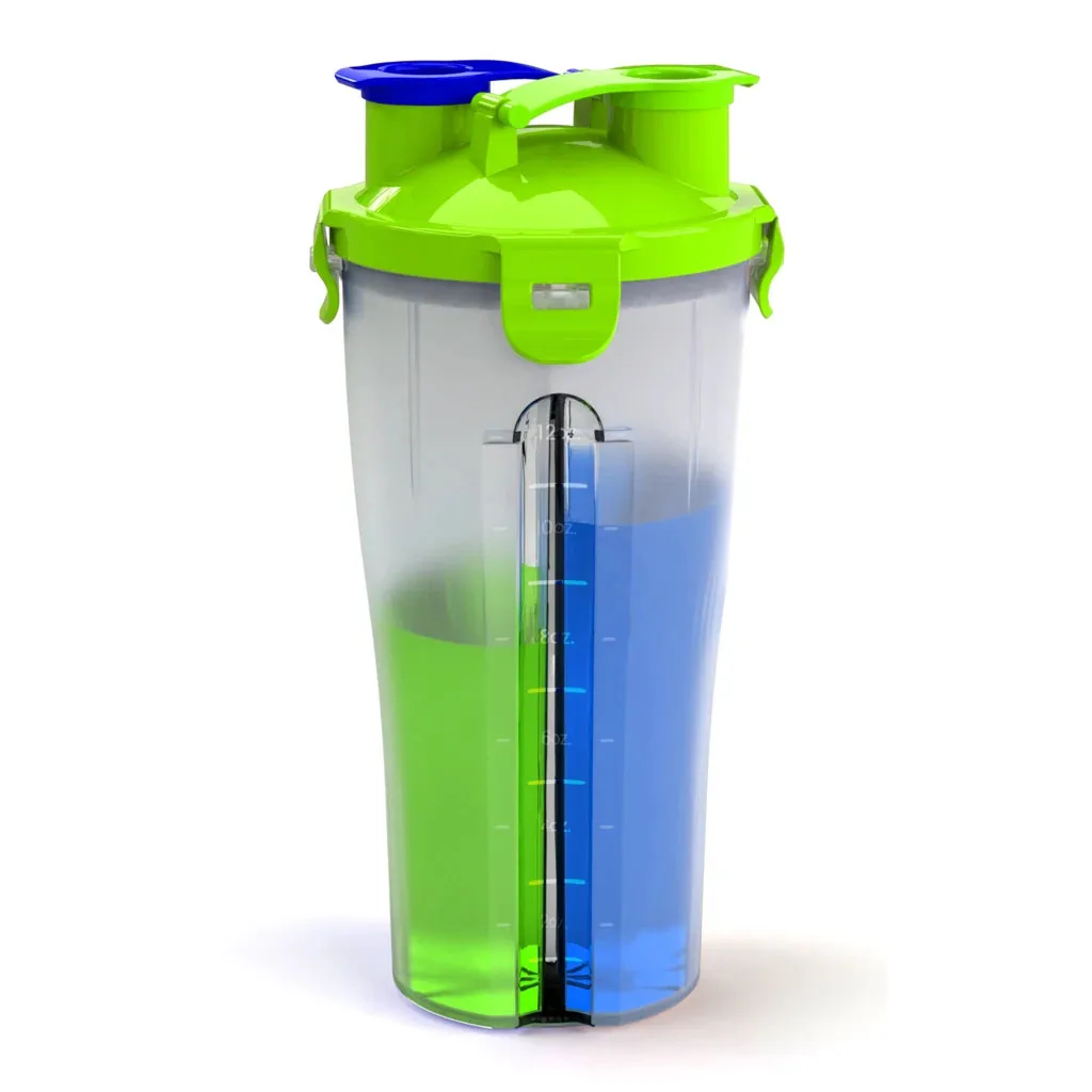 
500 ml dual shaker cup mix cup 