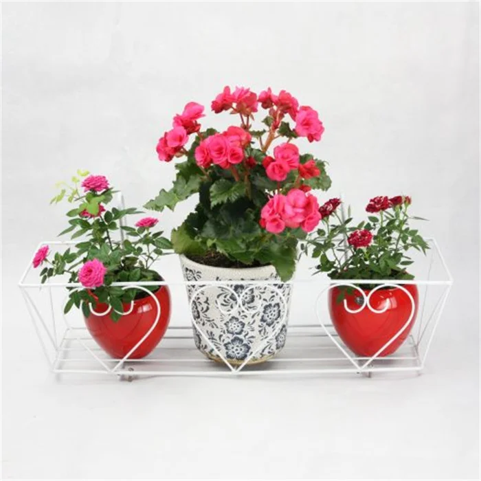 Versatile Metal Plants Stand Hanging Baskets Flower Pot Holder Hanger Mid Century Modern Plant Hanger for Patio Garden